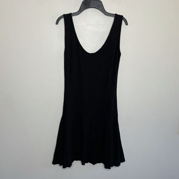 MICHELLE by Comune Womens Black Sleeveless Mini Dress NEW Cotton-Modal Sz XS - Picture 1 of 8